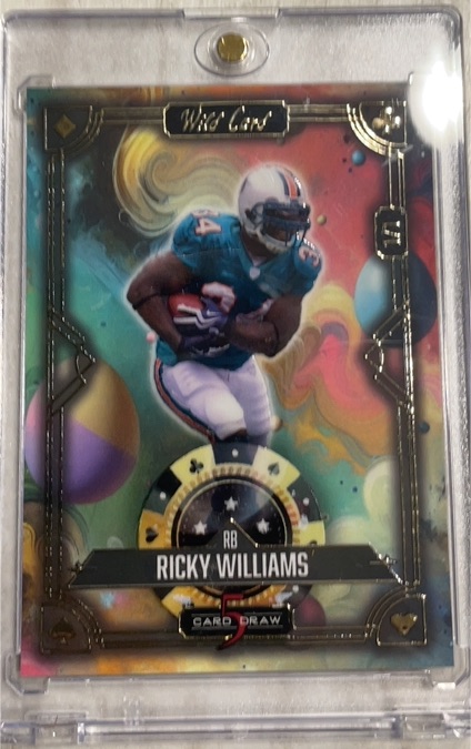 2024 Wild Card 5 Card Draw Spring Edition Ricky Williams — front
