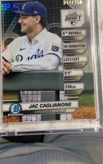 2024 Bowman Draft Night #BDN-5 Jac Caglianone — front