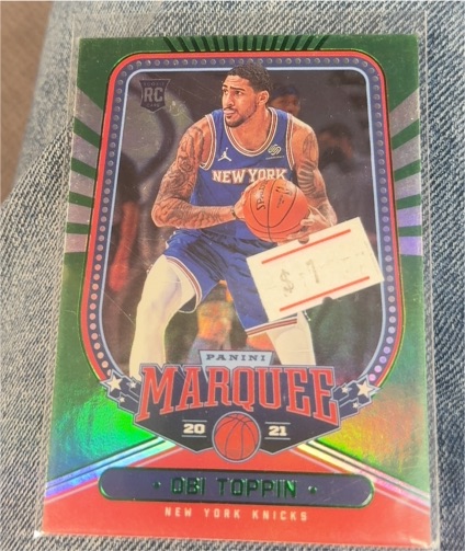 2020-21 Panini Chronicles Marquee #258 Obi Toppin — front
