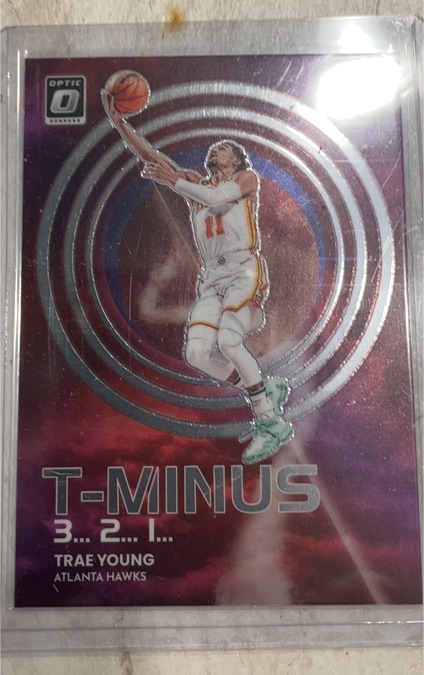 2022-23 Donruss Optic #5 Trae Young T-Minus 3...2...1... — front