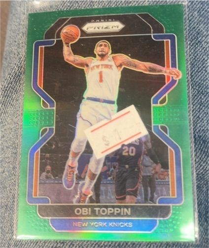 2021-22 Panini Prizm #141 Obi Toppin — front