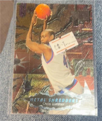 1996-97 Fleer Metal #248 Metal Shredders Chris Webber — front