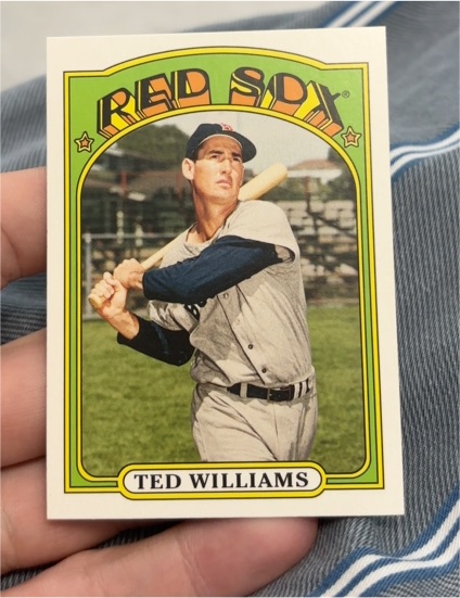 2013 Topps 1972 Topps Minis #TM-50 Ted Williams — front