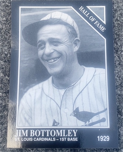 1991 The Sporting News Conlon Collection #22 Jim Bottomley — front