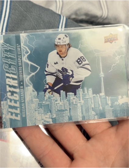 2024-25 Upper Deck Series 2 Electricity #EC-20 William Nylander — front