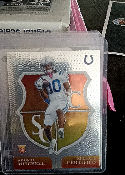 2024 Panini Select #18 Adonai Mitchell Select Certified Rookie — front