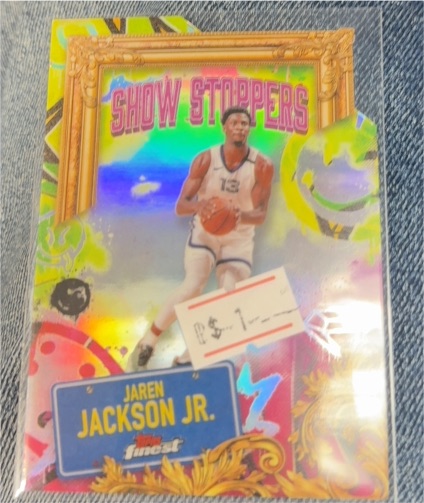 2024-25 Topps Finest #S-17 Jaren Jackson Jr. Show Stoppers — front