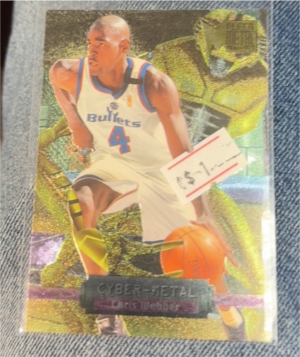 1996-97 Fleer Metal Cyber-Metal #20 Chris Webber — front