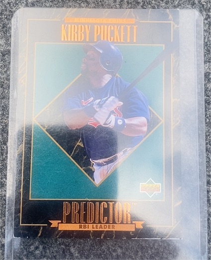 1995 Upper Deck Predictor RBI Leader #R14 Kirby Puckett — front