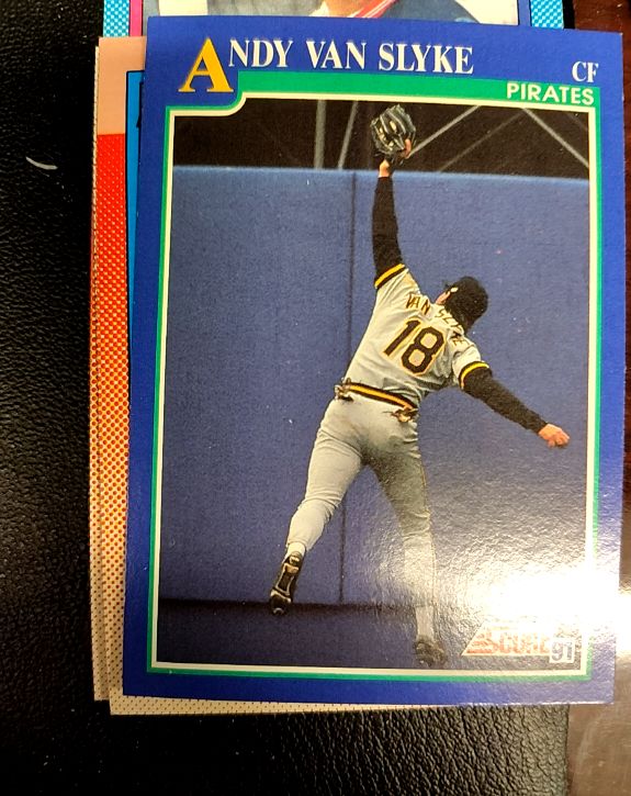 1991 Score #475 Andy Van Slyke — front
