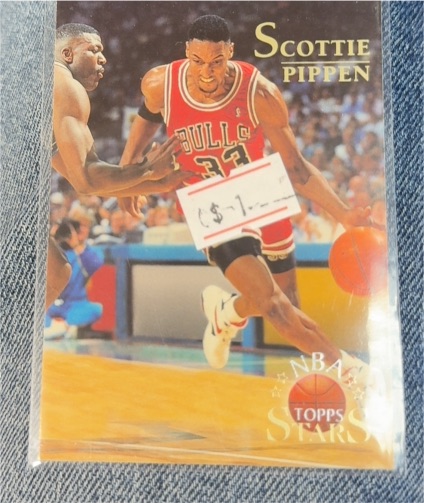 1996 Topps NBA Stars #136 Scottie Pippen — front