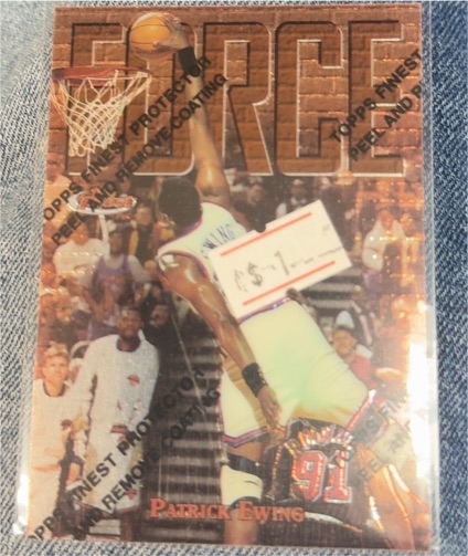 1997-98 Topps Finest Force #56 Patrick Ewing — front