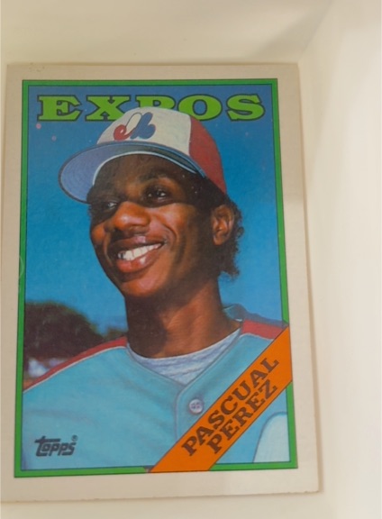 1988 Topps #647 Pascual Perez — front
