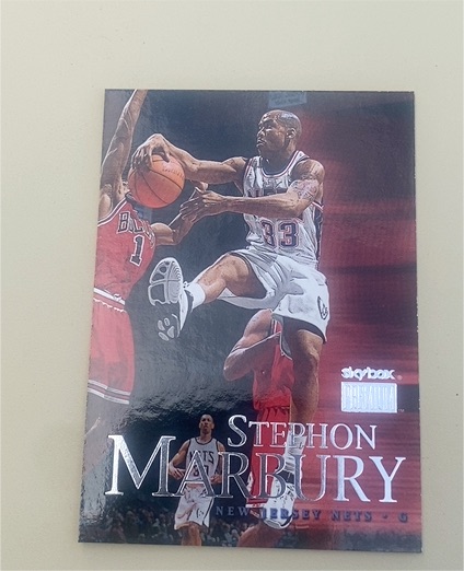 1999-00 SkyBox Premium #75 Stephon Marbury — front