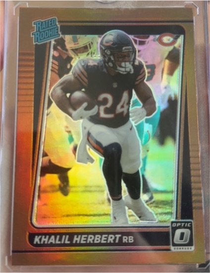 2021 Donruss Optic #293 Khalil Herbert — front