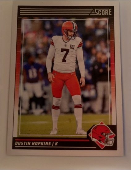 2024 Panini Score #69 Dustin Hopkins — front