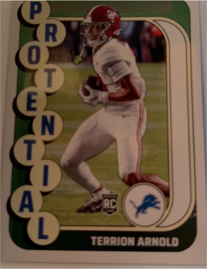 2024 Score #13 Terrion Arnold Protential — front