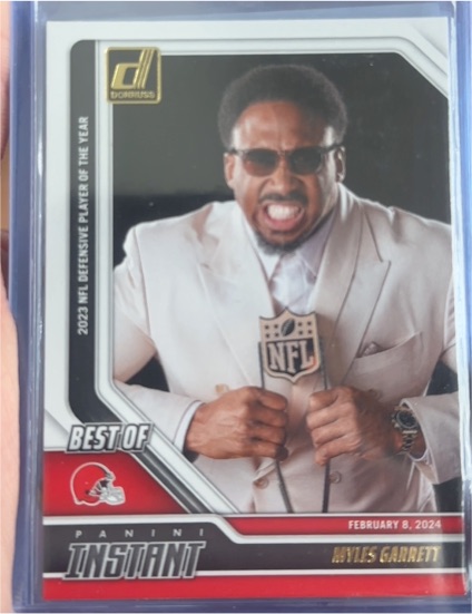 2024 Donruss #11 Myles Garrett Best of Panini Instant — front