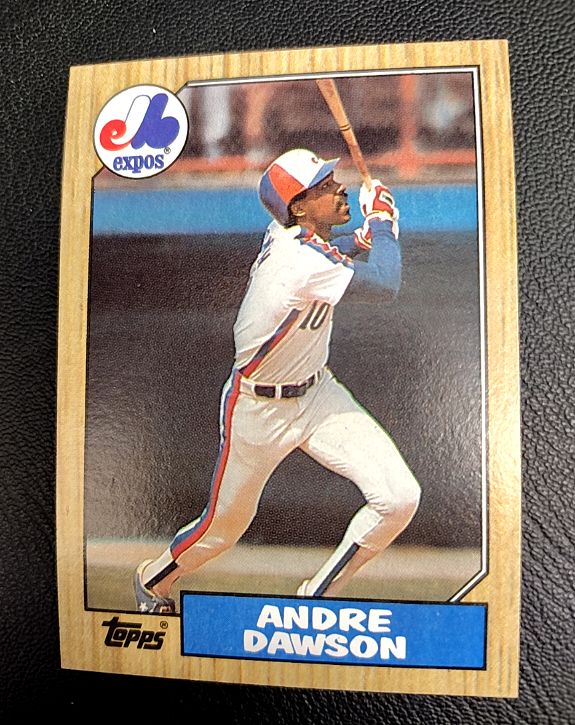1987 Topps #345 Andre Dawson — front
