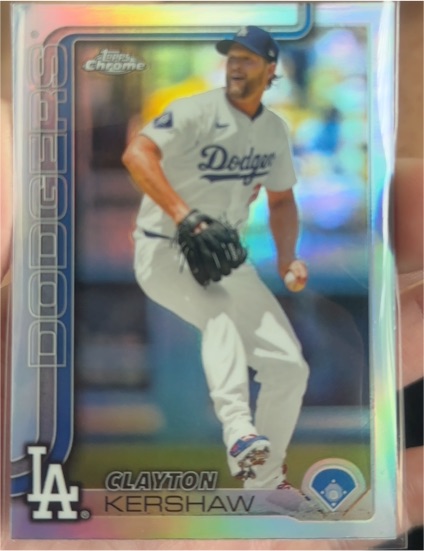 2025 Topps Chrome #88 Clayton Kershaw — front