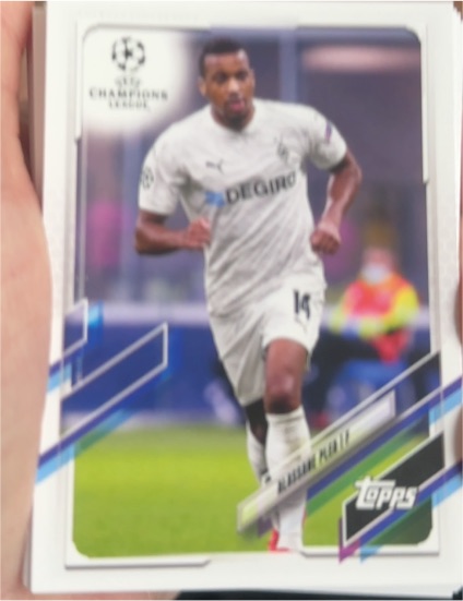 2020-21 Topps Chrome UEFA Champions League #69 Alassane Plea — front