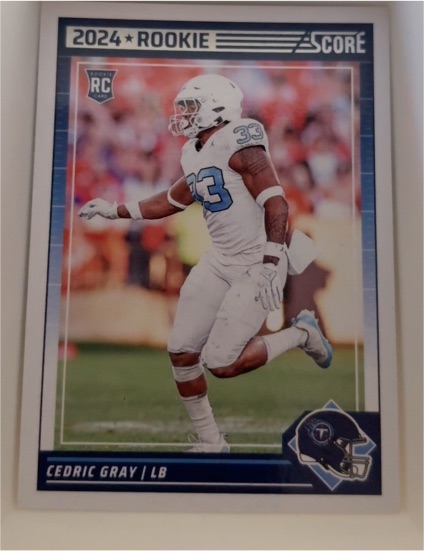 2024 Panini Score #367 Cedric Gray — front