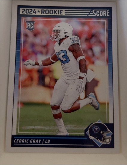 2024 Panini Score #367 Cedric Gray — front