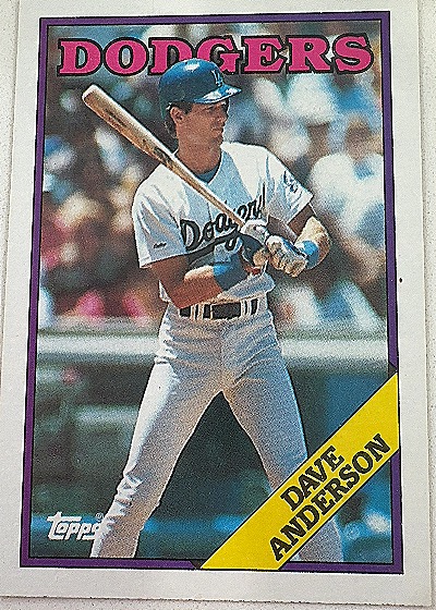1988 Topps #456 Dave Anderson — front