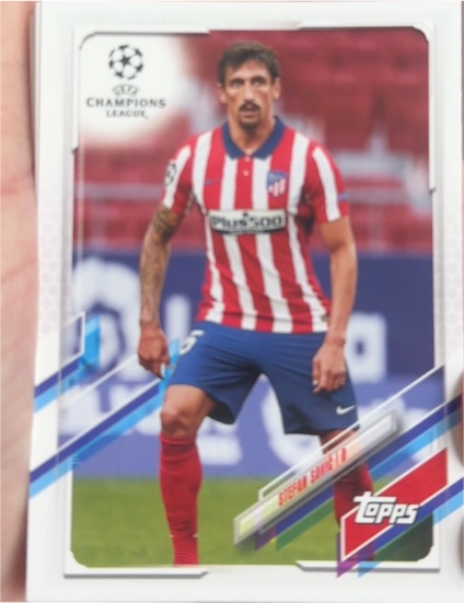 2020-21 Topps Chrome UEFA Champions League #3 Stefan Savic — front