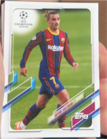 2020-21 Topps UEFA Champions League Japan Edition #29 Antoine Griezmann — front