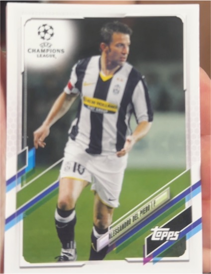 2020 Topps UEFA Champions League Japan Edition #14 Alessandro Del Piero — front