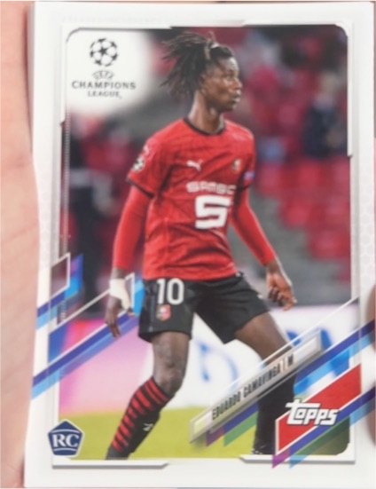 2020-21 Topps UEFA Champions League #44 Eduardo Camavinga — front