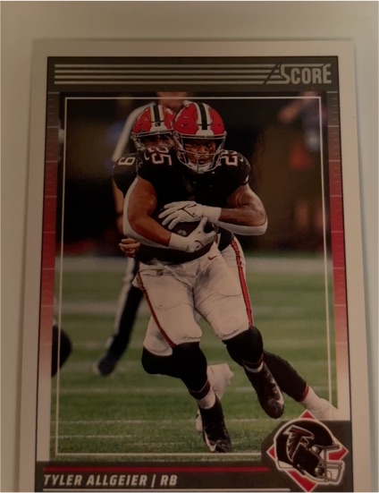 2024 Panini Score #10 Tyler Allgeier — front