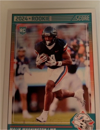 2024 Panini Score #370 Malik Washington — front