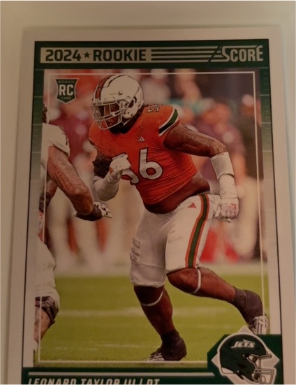 2024 Score #396 Leonard Taylor III — front