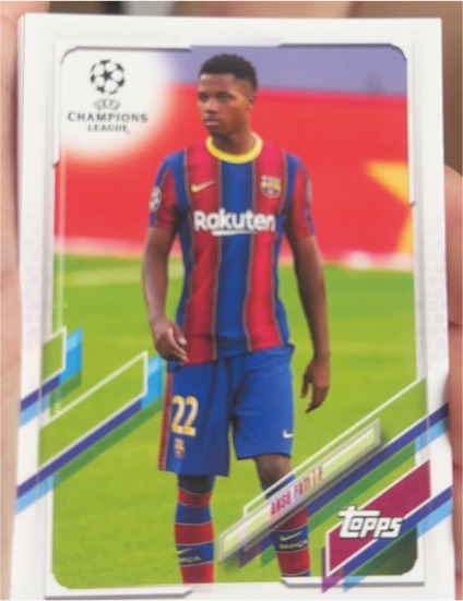 2020-21 Topps Chrome UEFA Champions League #15 Ansu Fati — front