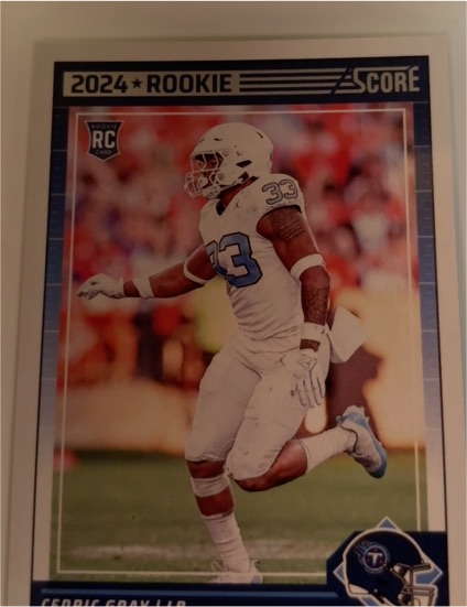 2024 Panini Score #367 Cedric Gray — front