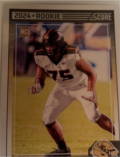 2024 Panini Score #313 Taliese Fuaga — front