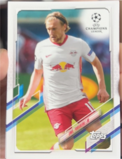 2020-21 Topps Chrome UEFA Champions League #7 Emil Forsberg — front