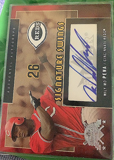 2005 Fleer National Pastime Signature Swings #SS-WMP Wily Mo Pena — front