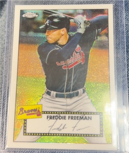 2021 Topps Chrome 1952 Topps Redux #TC52-42 Freddie Freeman — front
