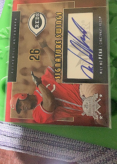 2005 Fleer National Pastime Signature Swings #26 Wily Mo Pena — front