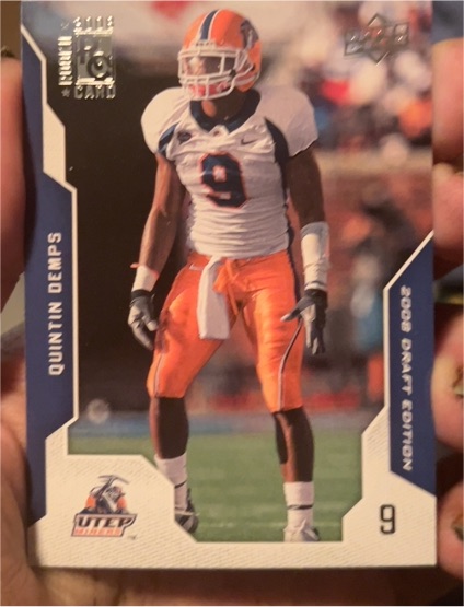 2008 Upper Deck Draft Edition #89 Quintin Demps — front