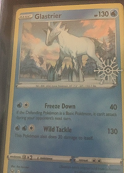 2023 Pokémon #051 Glastrier — front