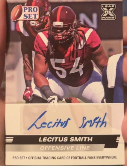 2022 Leaf Pro Set #PSA-LS1 Lecitus Smith — front