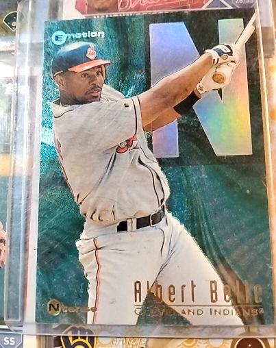 1999 NetPro Emotion Albert Belle Cleveland Indians — front