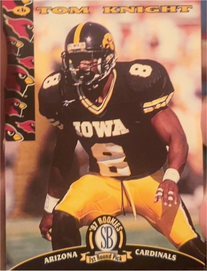1997 Score Board NFL Rookies #60 Tom Knight — front