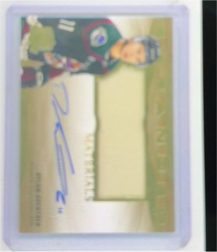 2021-22 Panini National Treasures #14 Nathan MacKinnon — front