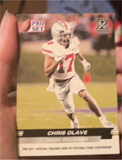 2022 Leaf Pro Set Draft #PS-06 Chris Olave — front