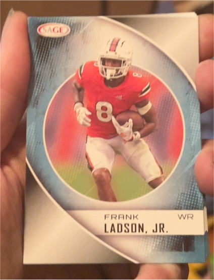 2023 Sage Low Series #50 Frank Ladson, Jr. — front